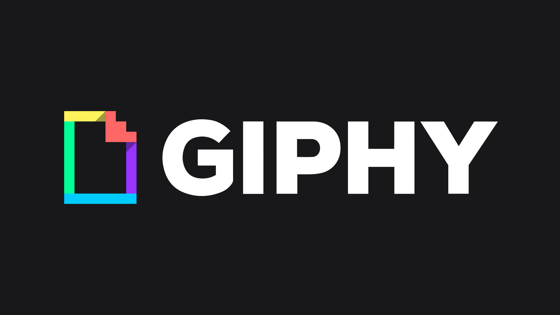Logo du site web Giphy.