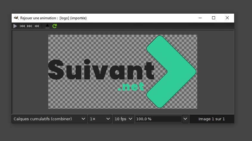 Image montrant l’étape numéro 5 : Jouer l’animation.